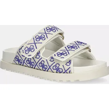 Dámské pantofle Pantofle Guess FADELIZA dámské, béžová barva, FLJFDZ FAB19 FLJFDZ.FAB19.CREAM 01X, EUR 36