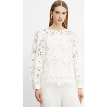 Dámská halenka Halenka Luisa Spagnoli 541998 bílá 00X, vel. S