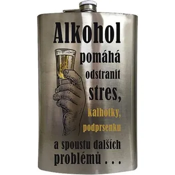 Nerezová placatka Alkohol pomáhá…