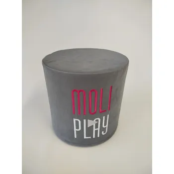ostatní stavebnice Molitanový válec Moliplay Velvet Classic 40 cm sedací s výšivkou (Velikost Jumbo 40 cm - event marketing cena výšivky od 120 Kč)