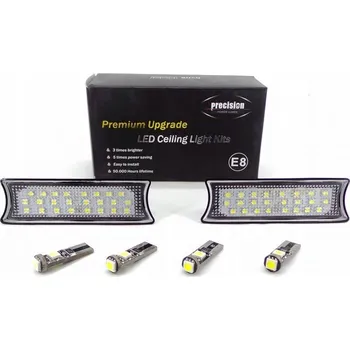 Osvětlení interiéru vozidel BMW LED světla do stropní čalounění 2x 750lm + 4x 65 lm W5W