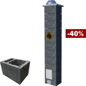 Komín Komín s větrací šachtou Vent 180mm/9,2m Premium®