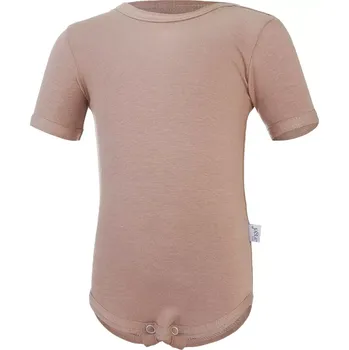 Kojenecký body LITTLE ANGEL body tenké KR Outlast® oříšková vel. 86 cm