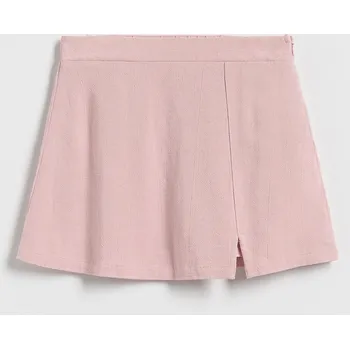 Dívčí sukně Reserved - Sukňošortky z lněné směsi - pudrově růžová - 397DA-39X - 397DA-39X-128