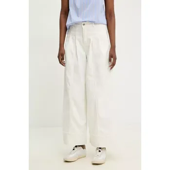 Dámské džíny Džíny Answear.LAB dámské, bílá barva F31798.IKK 00X, vel. XS