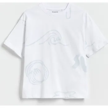 Reserved - Bavlněné tričko - krémová - 479ED-01X - 479ED-01X-122