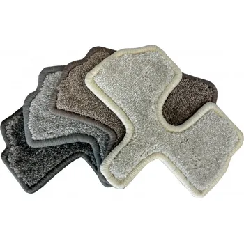 Příslušenství ke karavanu Koberec do kabiny Renault Trafic obytné auto s fixací 2014 -> Lounge bez cípu mezi sedadly (3892) antracit