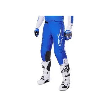 Moto kalhoty Mx Kalhoty Alpinestars Fluid Haul Pants Blue White 25, Velikost 38