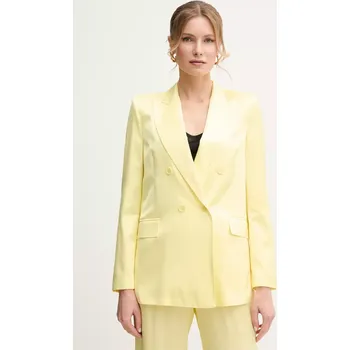 Dámské sako Sako Ermanno Firenze žlutá barva, 56TI023EL1 10X, vel. 38