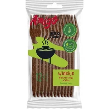 Příbor Amigo Opakovaně použitelné vidličky 12 kusů BIO