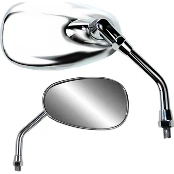 Zrcátko pro motocykl ZRCADLO PU AMERICKÝ CHROM 17032
