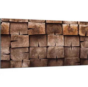 Příslušenství pro sporák SKLENĚNÁ OCHRANNÁ DESKA NA SPORÁK 90x52 DŘEVO