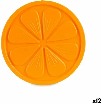 Víno Chladící vložky Leknes TK-22282 Plast 250 ml (17,5 x 17,5 x 1,5 cm) (12 kusů) Oranžová