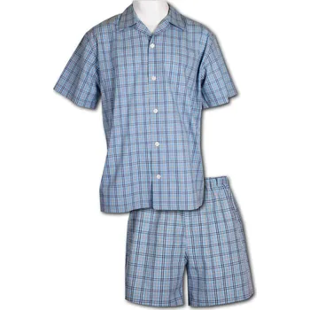 Pánské pyžamo LUIZ Pánské pyžamo Tomáš 5329 - krátké, letní, na knoflíky Velikost: 48