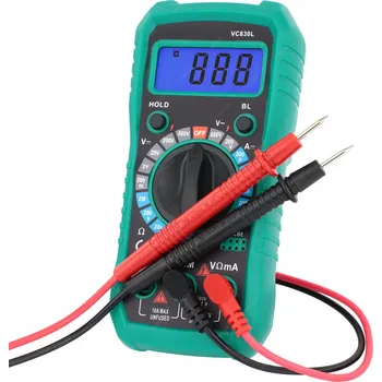 Multimetr RUČNÍ MULTIMETR UNIVERZÁLNÍ DIGITÁLNÍ MĚŘIČ NAPĚTÍ VC830L + TESTOVACÍ HROTY