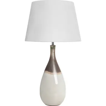 Lampička DEKORATIVNÍ LAMPA KATIA (01) 28X28X73 CM KRÉMOVÁ