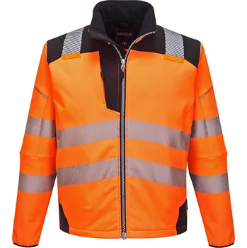 PORTWEST Bunda HiVis Softshell PW3 Velikost: L, Barva: oranžová-černá