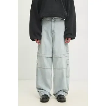 Dámské džíny Džíny VETEMENTS Cargo, 33, modrá, 50X