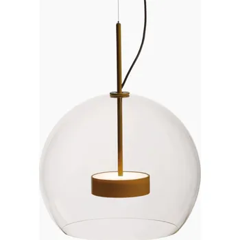 Lucis Luxusní skleněné svěšené svítidlo Omnia Glass Barva: Bronzová, Teplota chromatičnosti / Stmívání: 4000 Kelvinů / Stmívatelné DALI, Průměr: 250 mm ZL1.K2.N25.73M DALI2 Luxusní skleněné svěšené svítidlo Omnia Glass