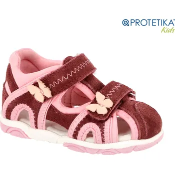 Dívčí sandály Protetika - sandály IBIZA bordo Veľkosť: 23