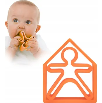 Hračka - kousátko DENA - ORANŽOVÁ