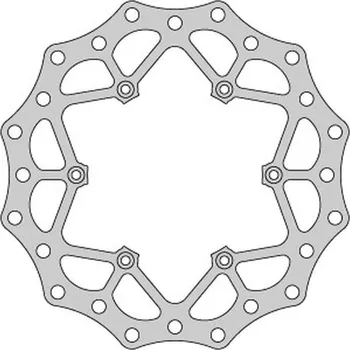 Brzdový kotouč Přední brzdový kotouč KTM 2T/4T '91-21, HUSABERG, HUSQVARNA, GAS-GAS '21, WAVE ULTRA LIGHT (260X126,5X3MM), DELTA BRAKING