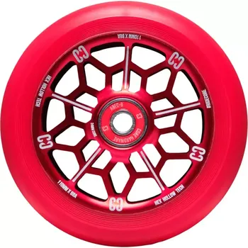 Kolečko ke koloběžce CORE Hex Hollow kolečko na koloběžku 110mm červená