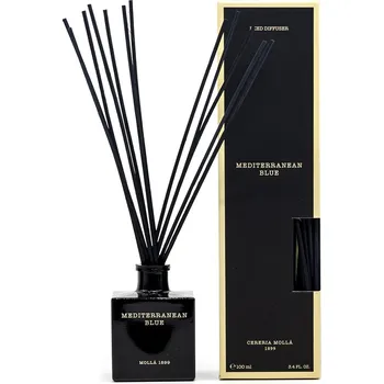 Aroma difuzér Cereria Molla CERERIA MOLLA - Premium - difuzér - Mediterranean blue - 100 ml - černá