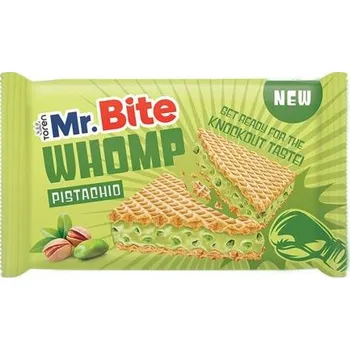 Mr. Bite Whomp sušenka s náplní s příchutí pistácií 40 g
