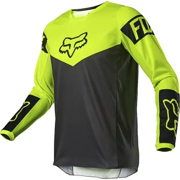 Moto dres FOX 180 Revn Jersey - Fluo Yellow MX21 (25762-130-MASTER) 25762-130-MASTER