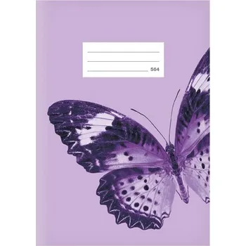Sešit Školní sešit Lux A5 564, linka, 60 listů, motýl