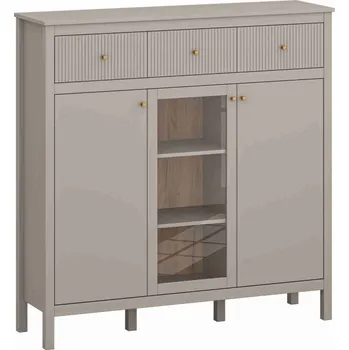 Komoda LEO komoda 2d1w3s taupe