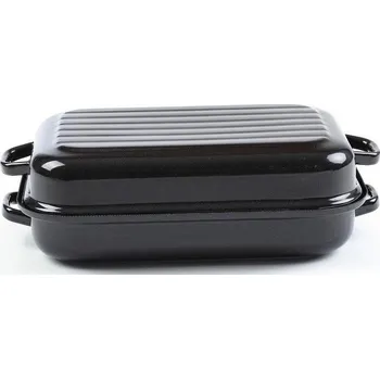 Nádoba na pečení BELIS Smaltovaný dvoupekáč s žebrováním 40 cm