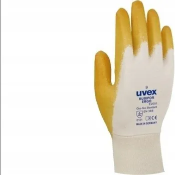 Pracovní rukavice Rukavice Uvex rubipor ergo velikost 6 - XXS 1 pár