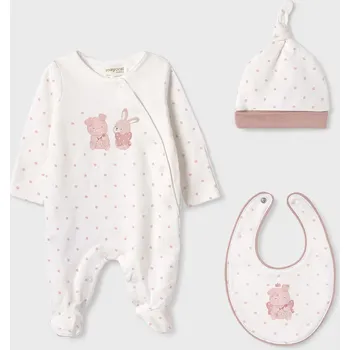 Kojenecká souprava Mayoral 3 dílná kojenecká souprava 9360- 011 Velikost: 55 Ecofriends