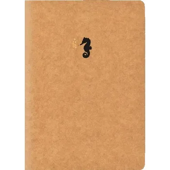 Sešit Školní sešit Lux A5 564, linka, 60 listů, natur look, mořský koník