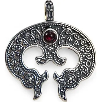 Přívěsek Drakkaria VELKOMORAVSKÁ LUNICE, Nitra, stříbrný přívěsek, Ag 925