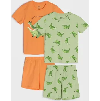 Dětská móda Sinsay - Sada 2&nbsp;pyžam - zelená - 999DO-70X - 999DO-70X-134