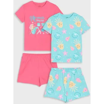 Sinsay - Sada 2&nbsp;pyžam - sytě růžová - 109DP-42X - 109DP-42X-98