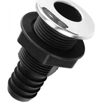 Loď PRŮCHODKA TRUPU PVC S PŘÍRUBOU A4 PRO HADICI 16MM SZOPNER