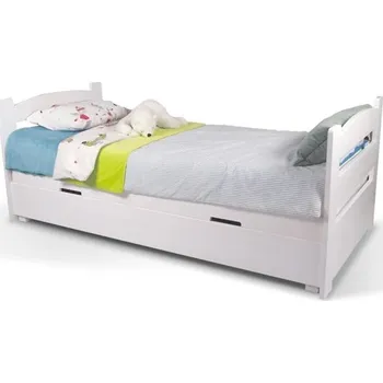 Postel Doktor Dětská postel Maja s úložným prostorem Zvolte odstín: Přírodní syrová borovice