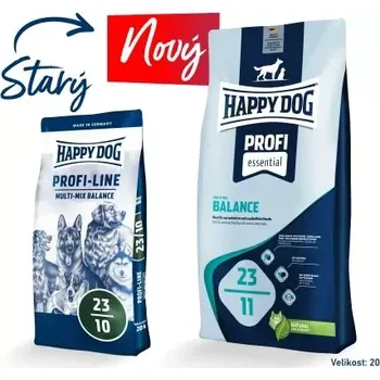 Krmivo pro psa HAPPY DOG PROFI-LINE Multi-Mix Balance 2x20kg+DOPRAVA ZDARMA+1x masíčka Perrito 50g! (+ SLEVA PO REGISTRACI/PŘIHLÁŠENÍ SE SČÍTÁ! ;))