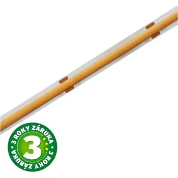 LED páska Prémiový LED pásek COB 8W/m, 800lm/m, voděodolný, denní, délka 5m, 3 roky
