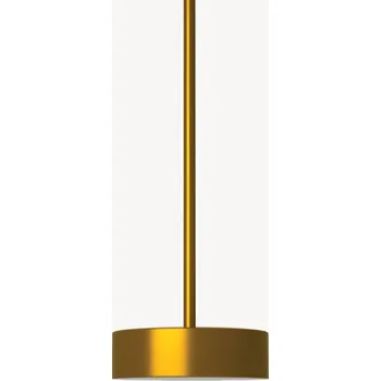 Lucis Minimalistické závěsné kovové světlo Omnia ZT Barva: Zlatá, Stmívání: Nestmívatelné, Teplota chromatičnosti: 3000 Kelvinů ZT.K1.O2.71 Minimalistické závěsné kovové světlo Omnia ZT