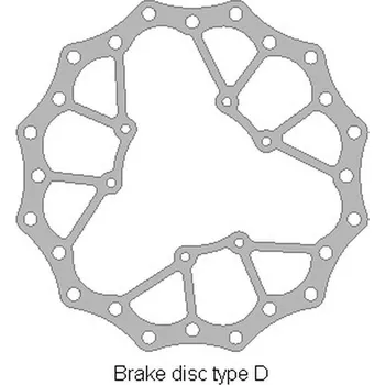 Brzdový kotouč Přední brzdový kotouč HONDA CRF 250 '15-21, CRF 450 '15-21, WAVE ULTRA LIGHT (260X101,2X4MM) (6X6,5MM) (NG1486), DELTA BRAKING