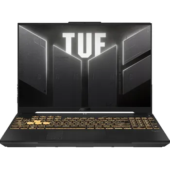 Notebook ASUS TUF Gaming F16 FX607VU-I5165 Core 5 210H 16.0" FHD+ 144Hz Value IPS-level 300nits AG 16GB DDR5 SSD512 GeForce RTX 4050 6GB LAN WLAN+BT Cam720p 56Wh NoOS Mecha Gray