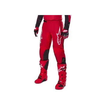 Moto kalhoty Mx Kalhoty Alpinestars Fluid Haul Pants Bright Red Black 25, Velikost 40