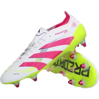 Kopačky Pánské kopačky kolíky Adidas Predator Elite SG bílo-růžové