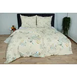 Povlečení mikrosatén 4dílné TRANA krémové