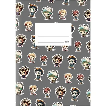 Sešit Školní sešit Lux A5 523, linka, 20 listů, anime